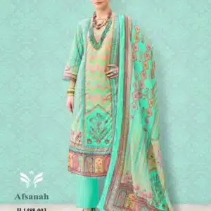 Alok Afsanah Paste Unstiched Three Piece
