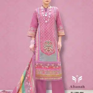 Alok Afsanah Purple Unstiched Three Piece