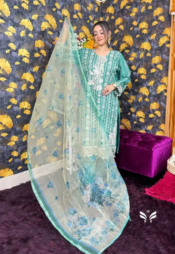 Green Color dress