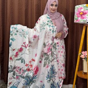 Pakistani inspired 3peice kameez set.