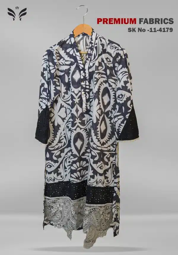 Pakistani Boutique inspired Stitched 3 piece kamiz Set